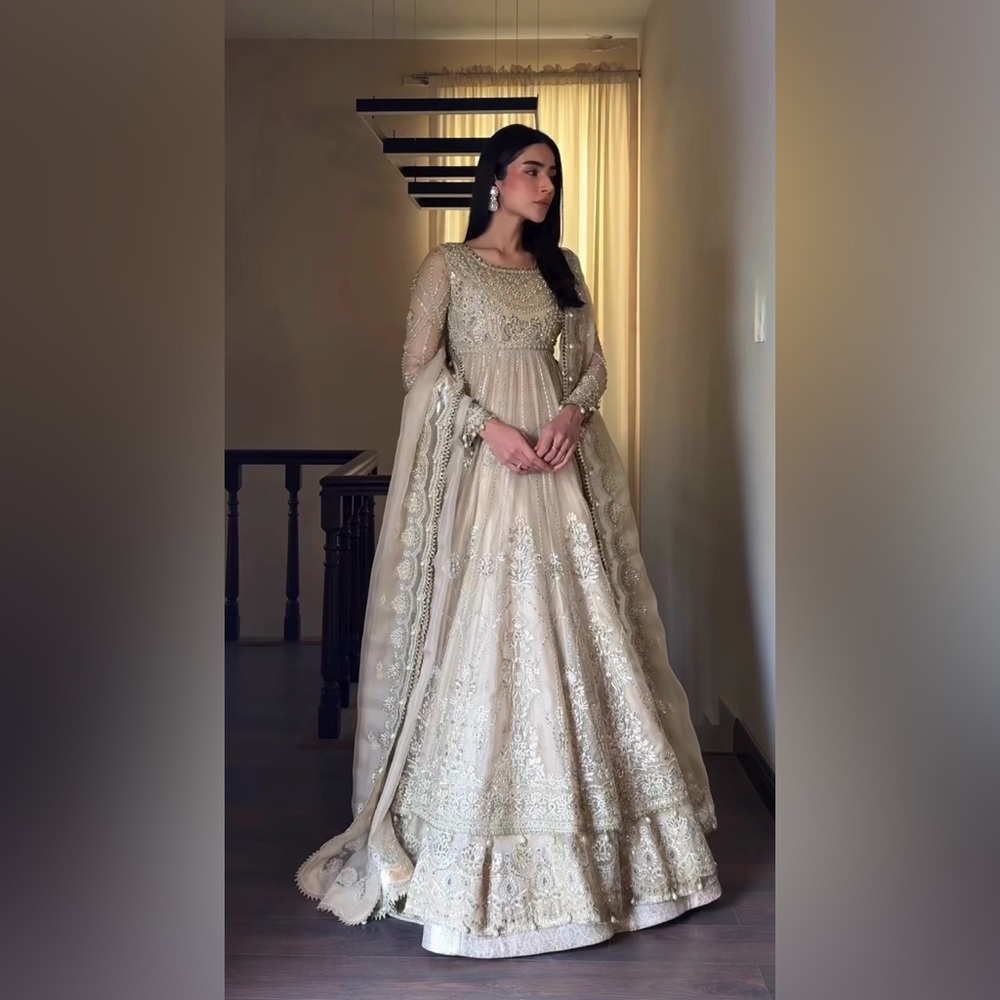Brand New - LONG GOWN SAAD BIN SHAHZAD - size Small